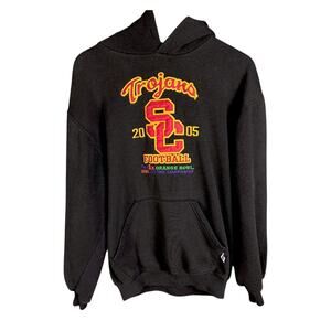Vintage Y2K Men's USC Trojans Football FedEx Orange Bowl 2005 Hoodie - M